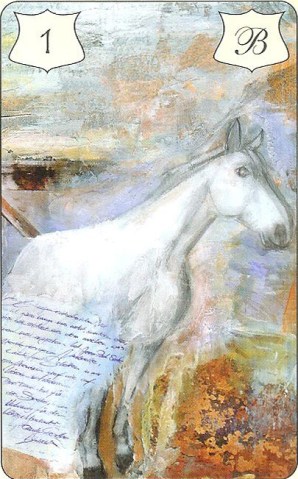 from the self-published Brittas Wahrsagekarten Lenormand.