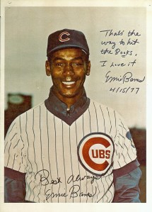 The autographed picture that inspired 3 degrees.