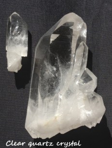 Clear Quartz Crystal.