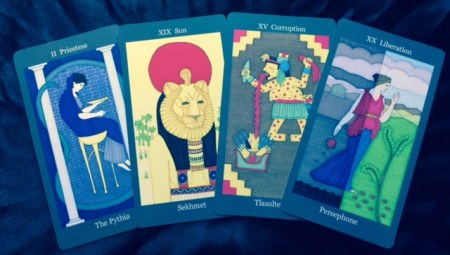 The Dark Goddess Tarot: major arcana examples