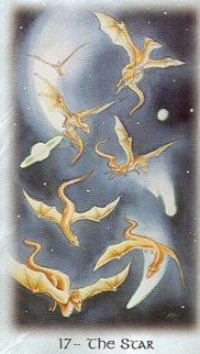 The Star, Celtic Dragon Tarot. (C) Lisa Hunt & Llewellyn Publishing, 1999.