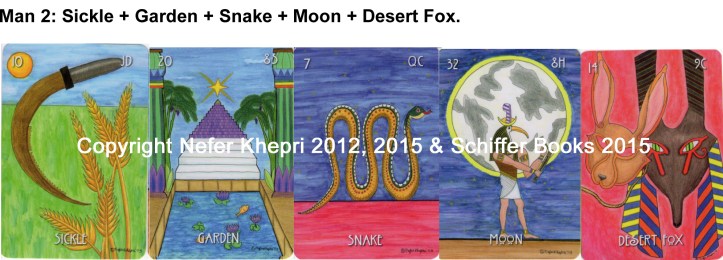 The Egyptian Lenormand by Nefer Khepri (Schiffer Books, 2015).