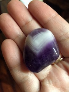 amethyst with chevron