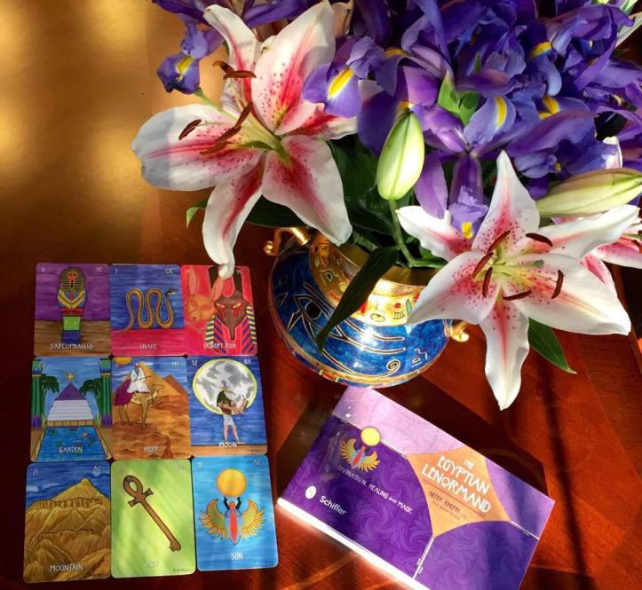 The Egyptian Lenormand, by Nefer Khepri. Copyright Schiffer Books & NK, 2015.