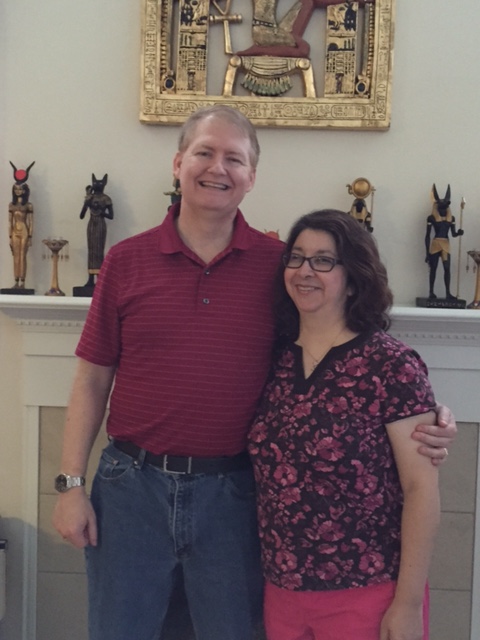 Photo 1. Unaltered. My husband & I on our 21st anniversary, 2015.