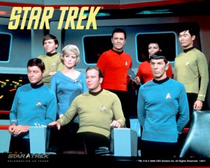 The Cast of the original Star Trek series.