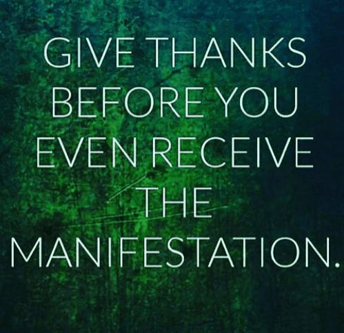Gratitude leads to Manifestation of your wishes & Dreams. For card readings, spells (enchantments) & visionary art visit: Magickal-Musings.com.